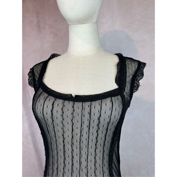 Vintage Y2K Forever Twenty One 21 Baby Doll Lace Tank Top Grunge Emo - Picture 2 of 7